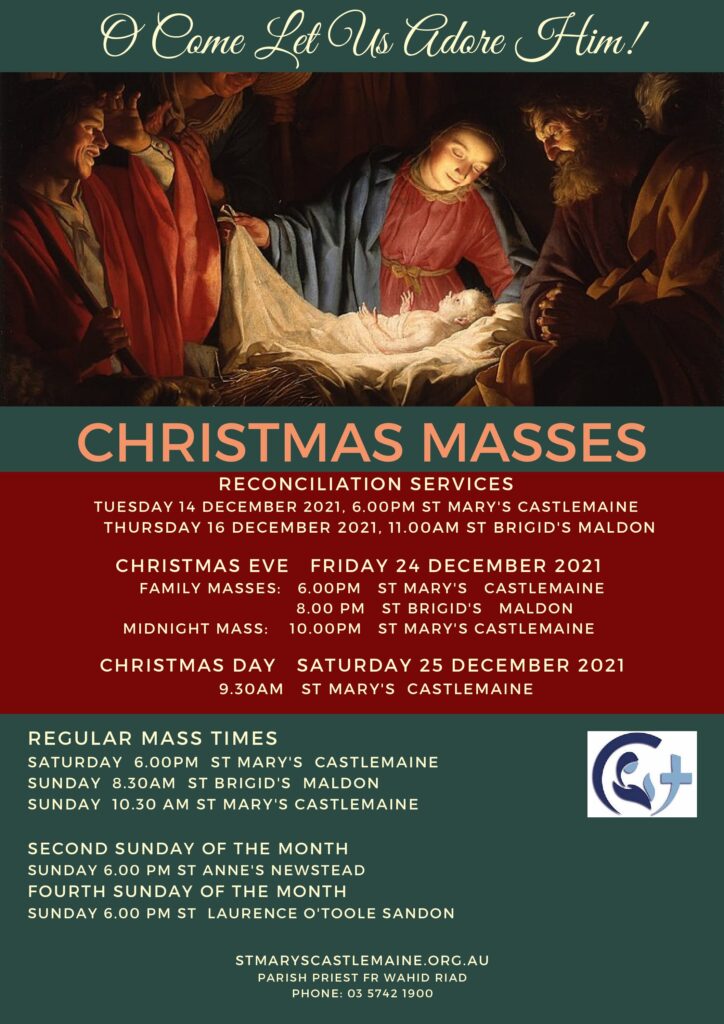 Christmas Mass Times St Mary s Catholic Parish Christmas Mass Times St Mary s Catholic Parish